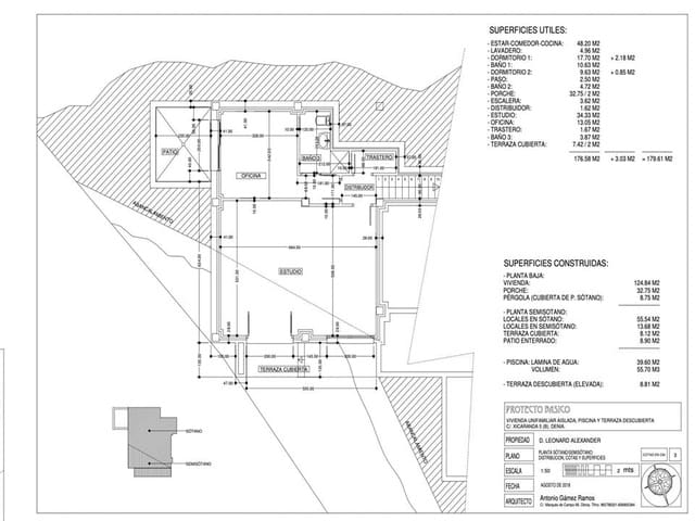 3 bedroom Villa for sale in Pedreguer with pool - € 590,000 (Ref: 7199966)