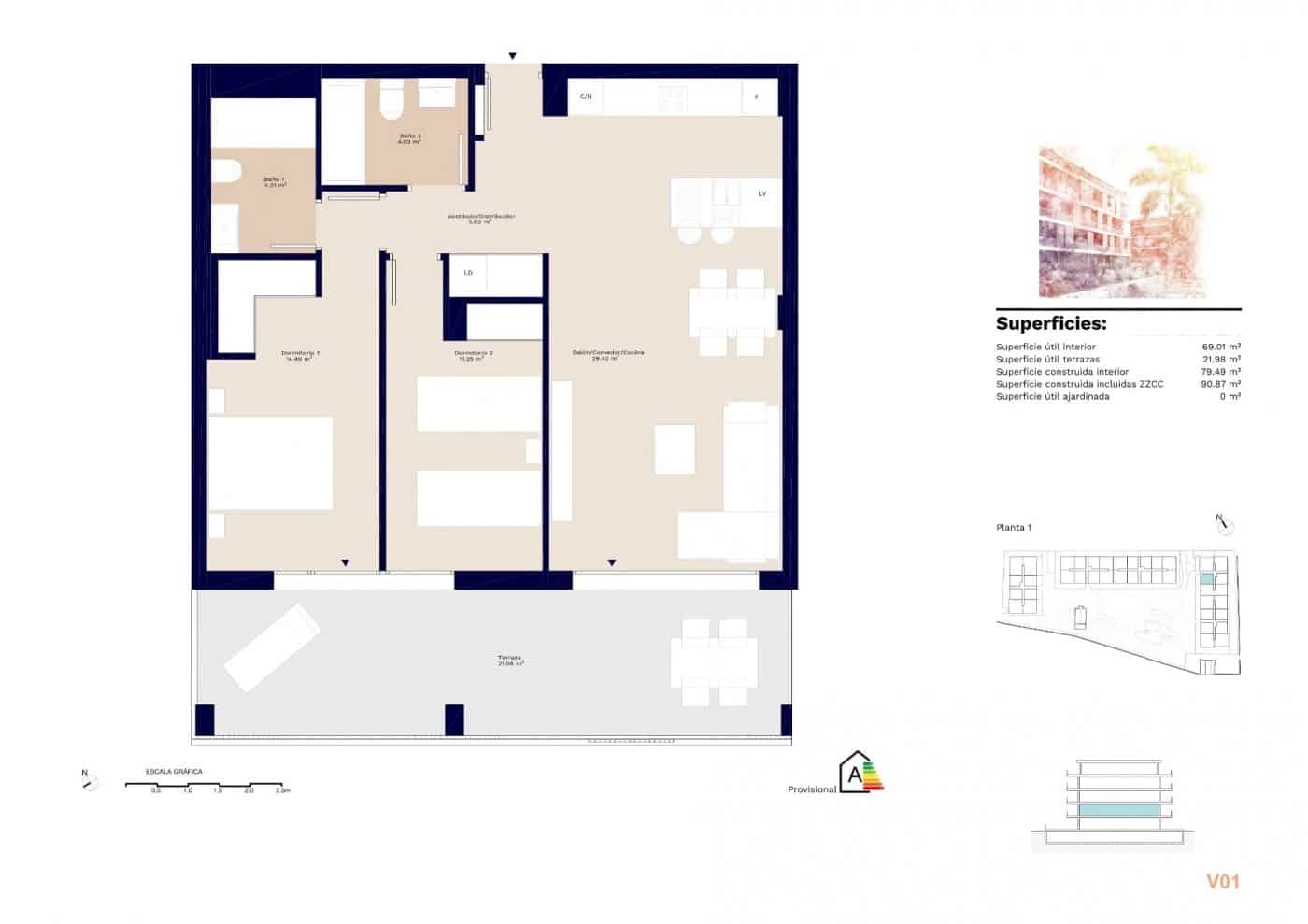2 camera da letto Appartamento in vendita in Denia - 291.000 € (Rif: 7753753)