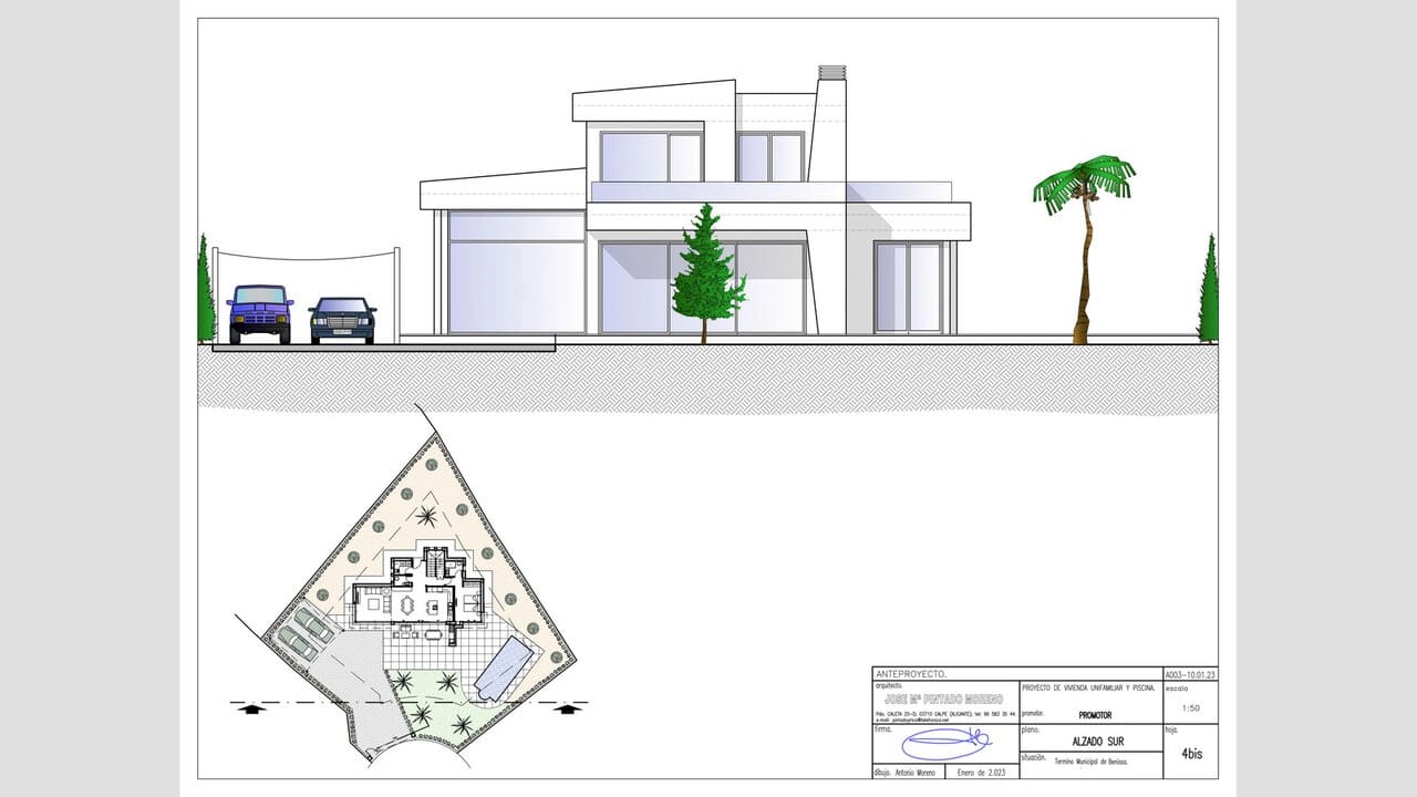 3 quarto Moradia para venda em Benissa com piscina - 1 075 000 € (Ref: 8017956)