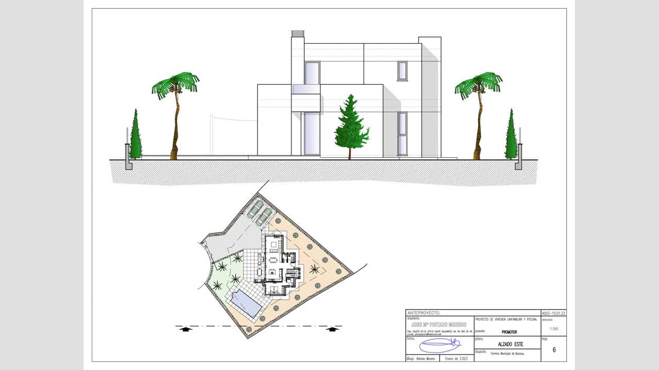 3 quarto Moradia para venda em Benissa com piscina - 1 075 000 € (Ref: 8017956)