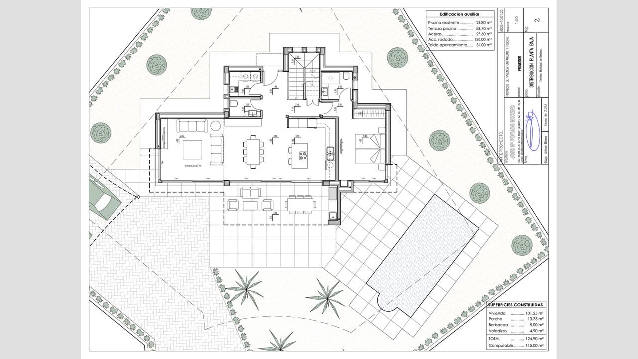 3 quarto Moradia para venda em Benissa com piscina - 1 075 000 € (Ref: 8017956)