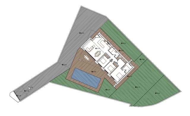 3 sovrum Villa till salu i Cometa - Carrió, Calpe / Calp med pool - 699 000 € (Ref: 8018013)