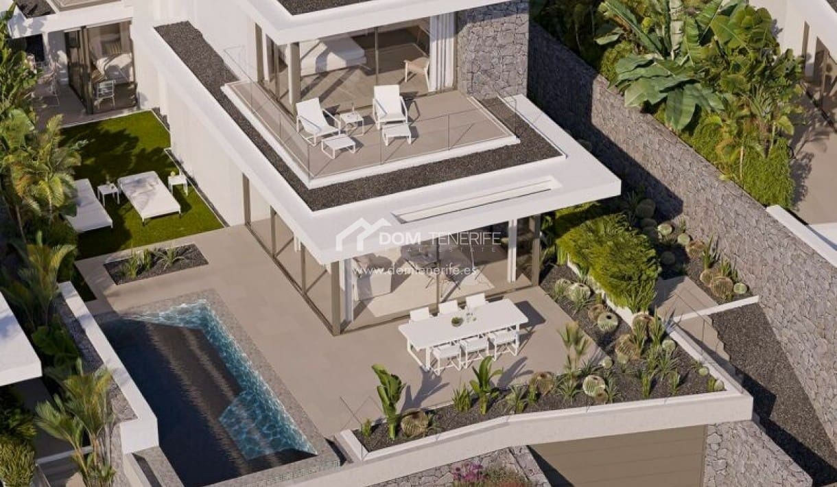 3 chambre Villa/Maison à vendre à Guia de Isora avec piscine garage - 1 705 000 € (Ref: 9332867)