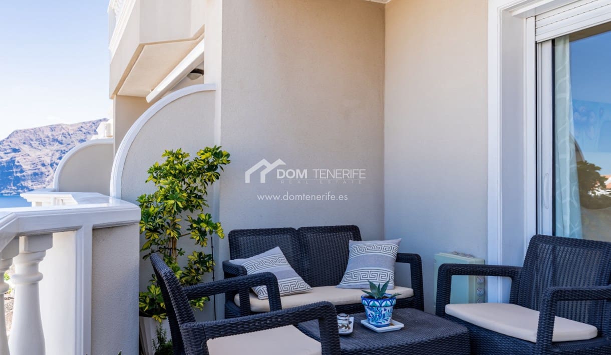 1 makuuhuone Huoneisto vuokrattavana paikassa Los Gigantes mukana uima-altaan - 1 800 € (Ref: 9610155)