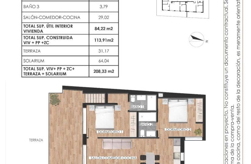 3 camera da letto Appartamento in vendita in Torrevieja con piscina - 419.900 € (Rif: 9430368)