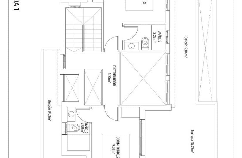 3 Zimmer Villa zu verkaufen in Torrevieja mit Pool - 750.000 € (Ref: 9430390)