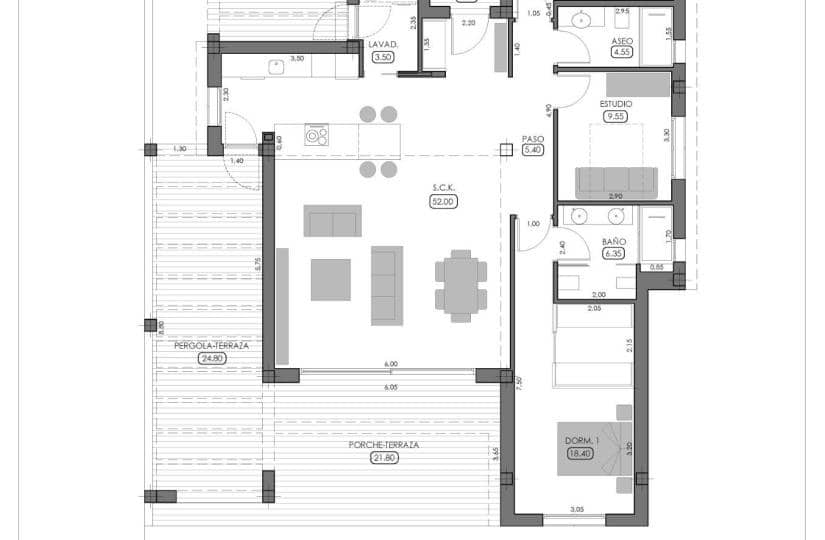 3 bedroom Villa for sale in Algorfa with pool - € 555,000 (Ref: 9430396)