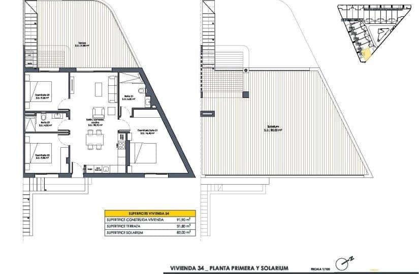 3 bedroom Apartment for sale in San Fulgencio with pool - € 316,900 (Ref: 9430402)