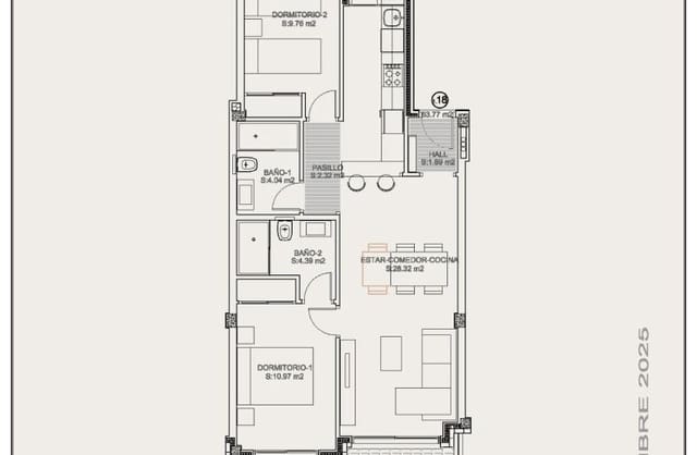 2 bedroom Apartment for sale in Aguas Nuevas, Torrevieja with pool - € 263,900 (Ref: 9430412)