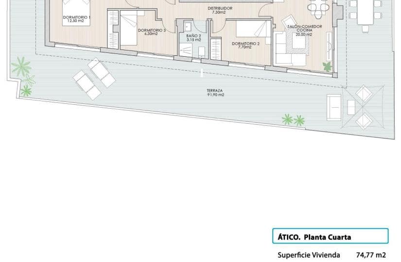 Apartamento de 3 habitaciones en Torrevieja en venta con piscina - 464.000 € (Ref: 9430426)