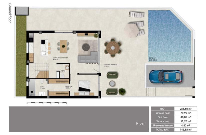 3 bedroom Villa for sale in Dolores with pool - € 460,000 (Ref: 9430477)