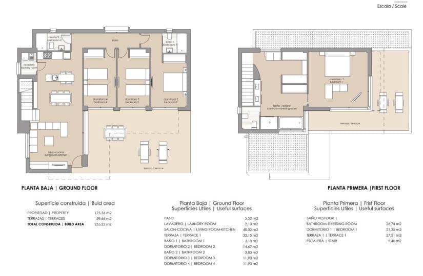 4 makuuhuone Huvila myytävänä paikassa Orihuela mukana uima-altaan - 549 900 € (Ref: 9430523)