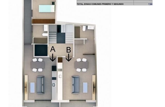 2 slaapkamer Appartement te koop in Centro - Muelle Pesquero, Torrevieja met zwembad - € 265.000 (Ref: 9430530)