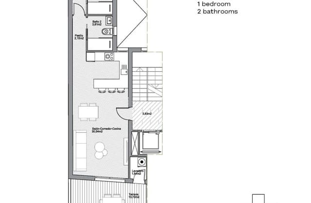1 bedroom Apartment for sale in Centro - Muelle Pesquero, Torrevieja with pool - € 272,000 (Ref: 9430549)