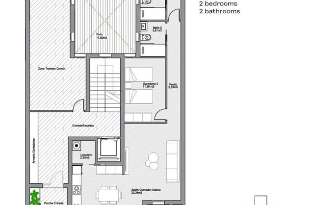 2 sovrum Lägenhet till salu i Centro - Muelle Pesquero, Torrevieja med pool - 309 000 € (Ref: 9430550)
