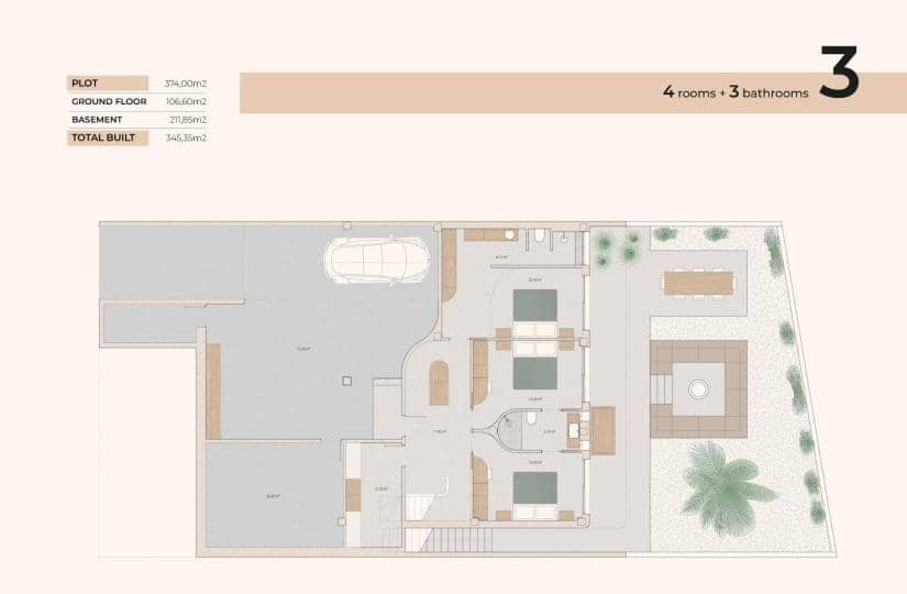 4 bedroom Villa for sale in Algorfa with pool - € 815,000 (Ref: 9430553)