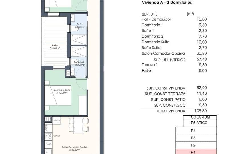 3 bedroom Apartment for sale in Torrevieja with pool - € 439,000 (Ref: 9430558)