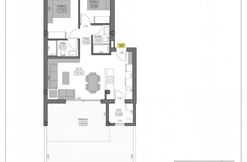 2 bedroom Bungalow for sale in Algorfa with pool - € 306,000 (Ref: 9430564)