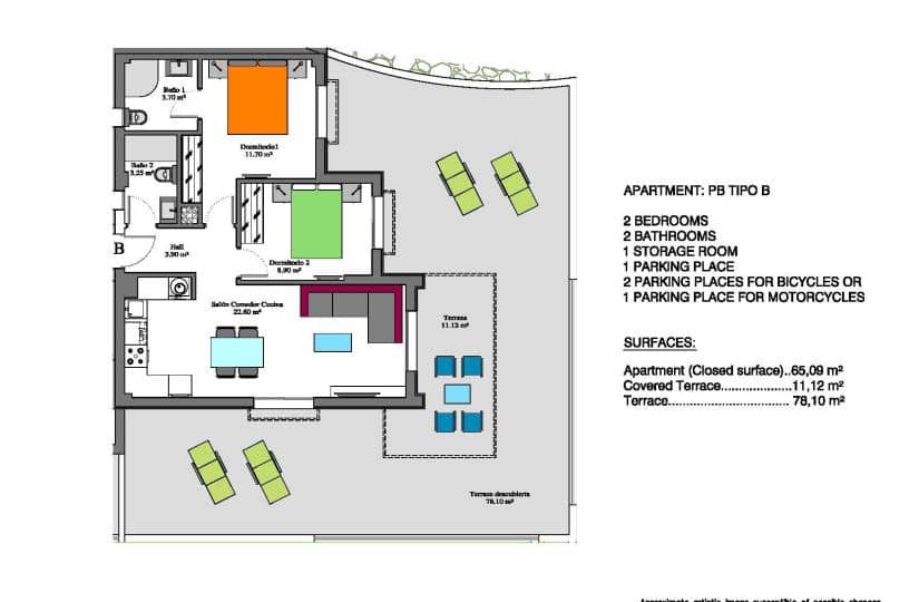 2 camera da letto Appartamento in vendita in Orihuela Costa con piscina - 283.000 € (Rif: 9430684)