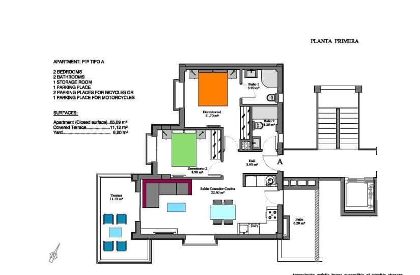2 camera da letto Appartamento in vendita in Orihuela Costa con piscina - 255.000 € (Rif: 9430685)