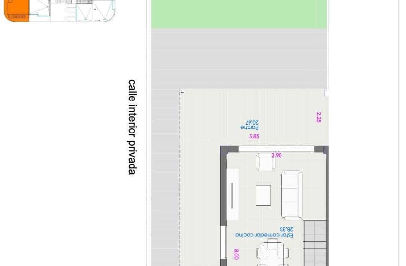 3 sovrum Hus till salu i Orihuela Costa med pool - 355 000 € (Ref: 9430694)