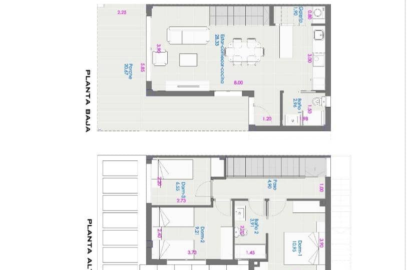 3 sovrum Hus till salu i Orihuela Costa med pool - 355 000 € (Ref: 9430694)