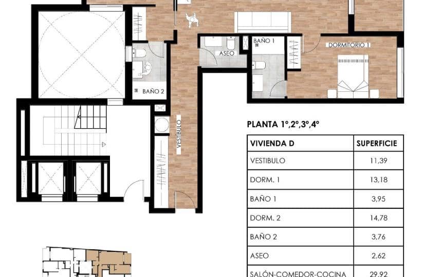 2 sovrum Lägenhet till salu i Torrevieja med pool - 259 000 € (Ref: 9483634)