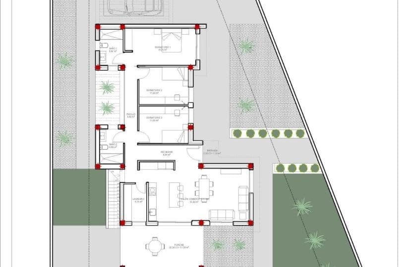 3 makuuhuone Huvila myytävänä paikassa Jacarilla mukana uima-altaan - 495 000 € (Ref: 9535479)