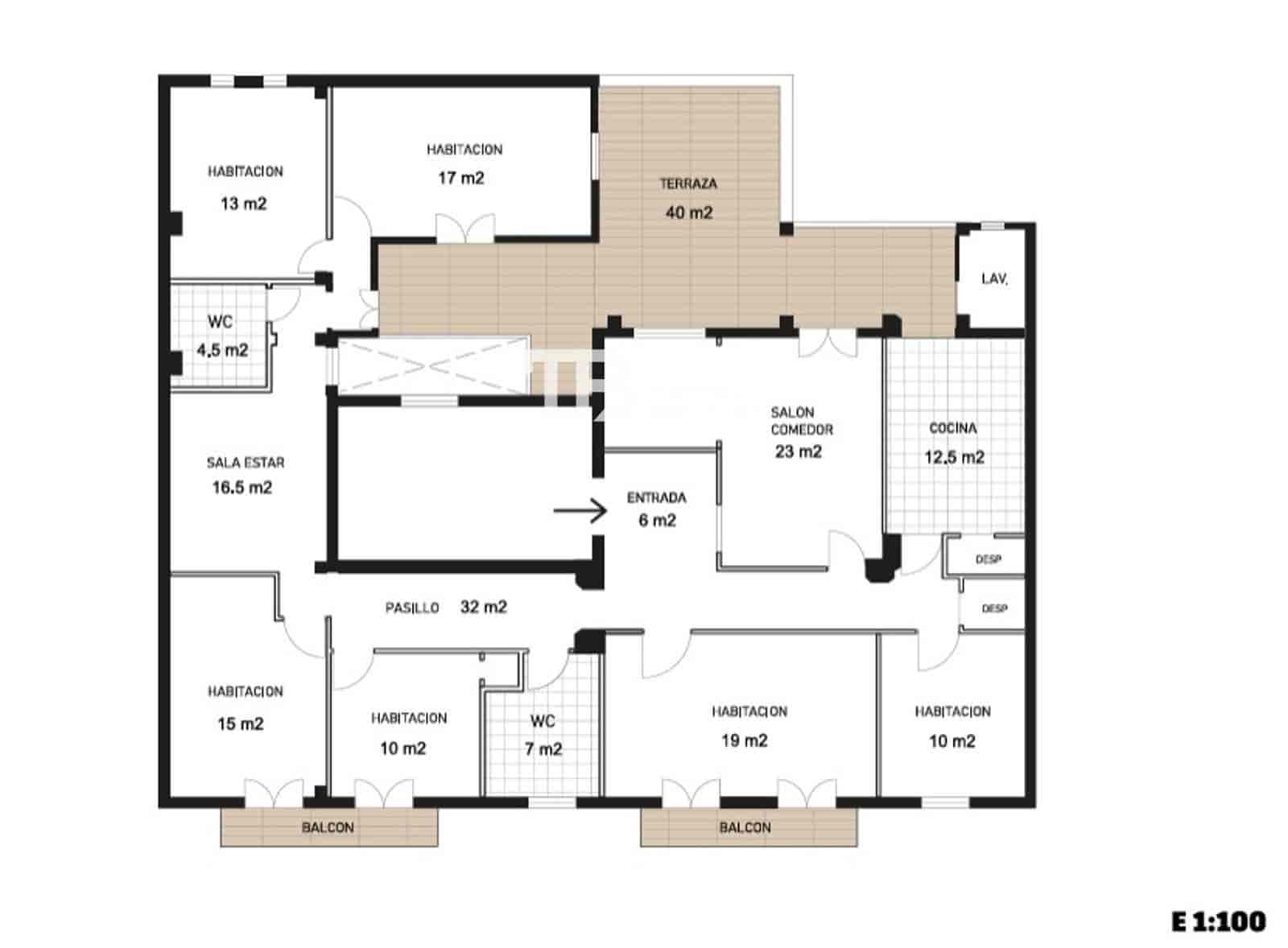 6 bedroom Flat for sale in Palma de Mallorca - € 1,490,000 (Ref: 10042333)