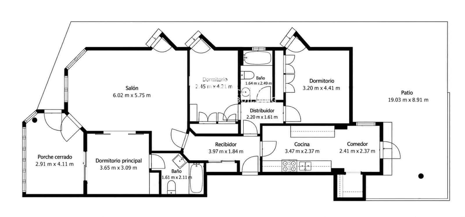 3 soveværelse Lejlighed til salg i Cas Catala med garage - € 650.000 (Ref: 10051959)