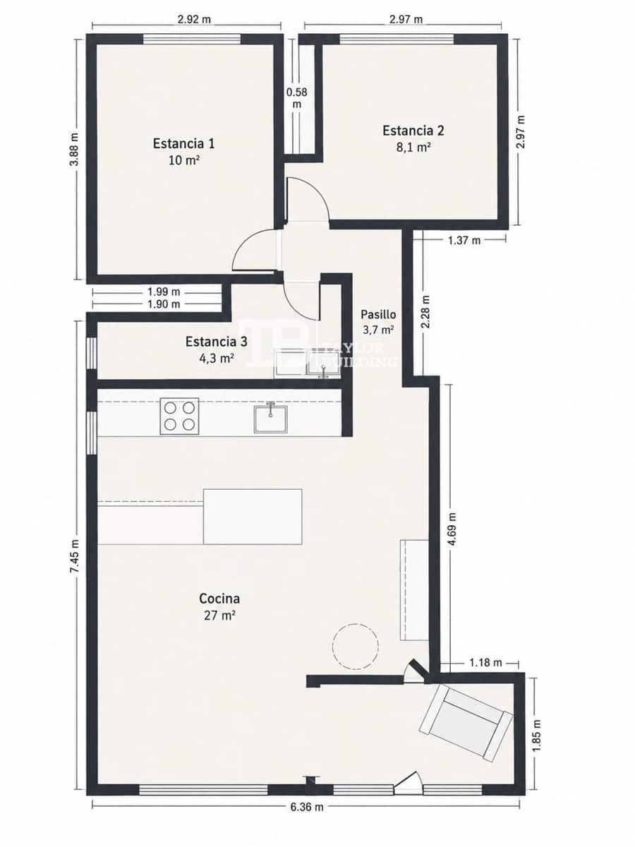 2 sypialnia Mieszkanie na sprzedaż w San Agustin / Sant Agusti z garażem - 750 000 € (Ref: 10167900)
