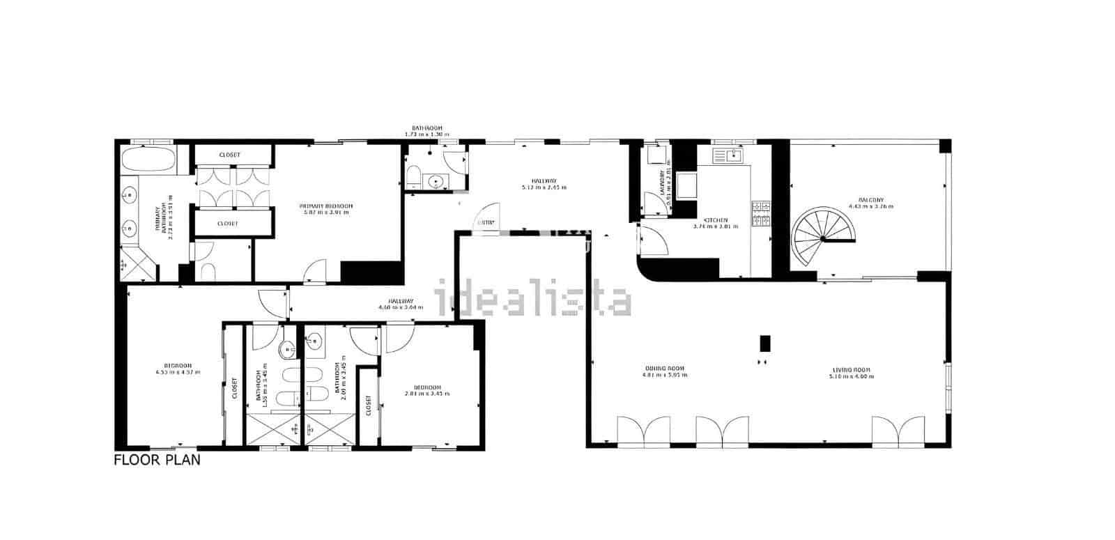 3 soveværelse Penthouse til salg i Palma de Mallorca med swimmingpool garage - € 1.200.000 (Ref: 9002427)