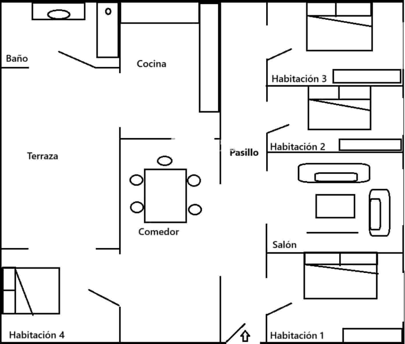 4 bedroom Flat for sale in Palma de Mallorca - € 415,000 (Ref: 9516387)