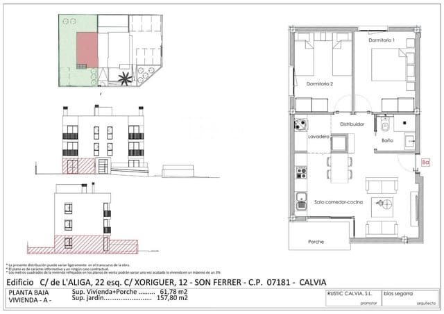 2 camera da letto Appartamento in vendita in Son Ferrer, Calvià con garage - 390.000 € (Rif: 9525733)