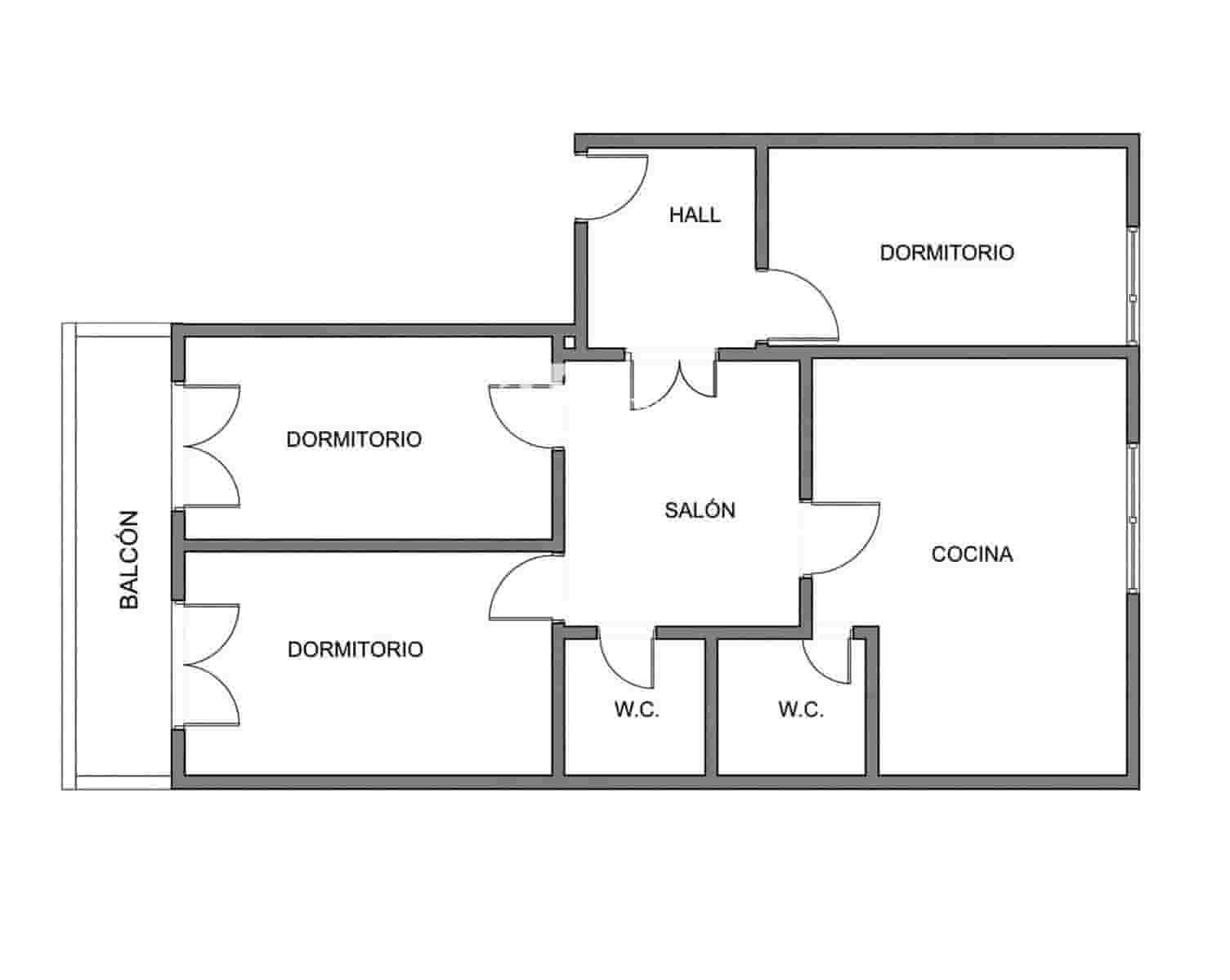 3 bedroom Flat for sale in Palma de Mallorca - € 450,000 (Ref: 9772485)