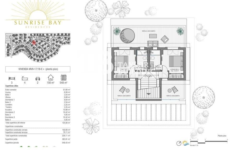 2 makuuhuone Omakotitalo myytävänä paikassa Cala Romantica mukana uima-altaan 
autotalli - 380 000 € (Ref: 9815259)
