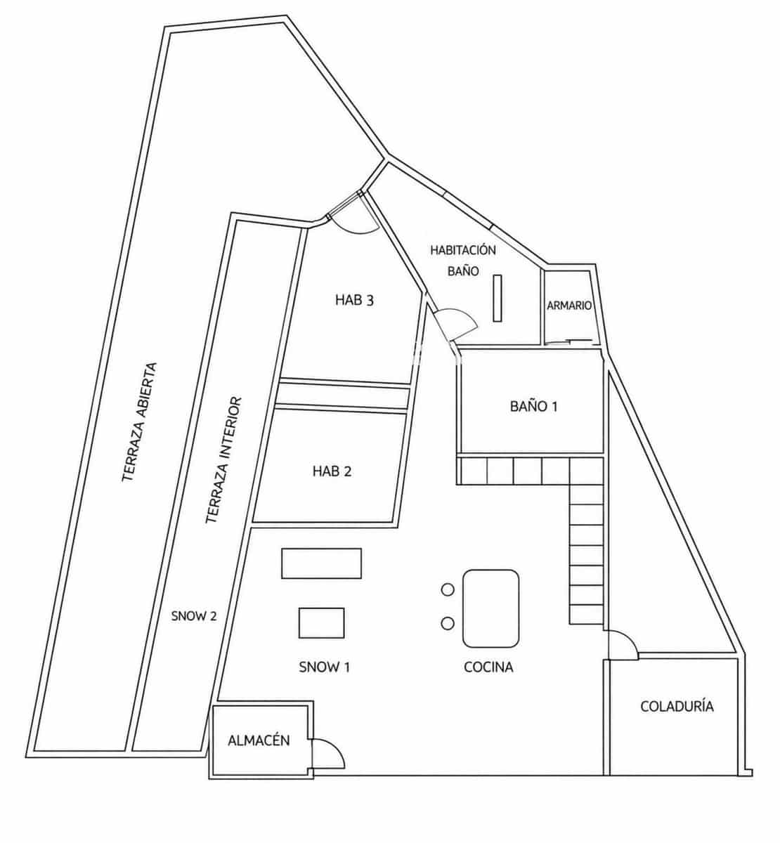 3 chambre Penthouse à vendre à Palma de Mallorca avec garage - 695 000 € (Ref: 9911913)