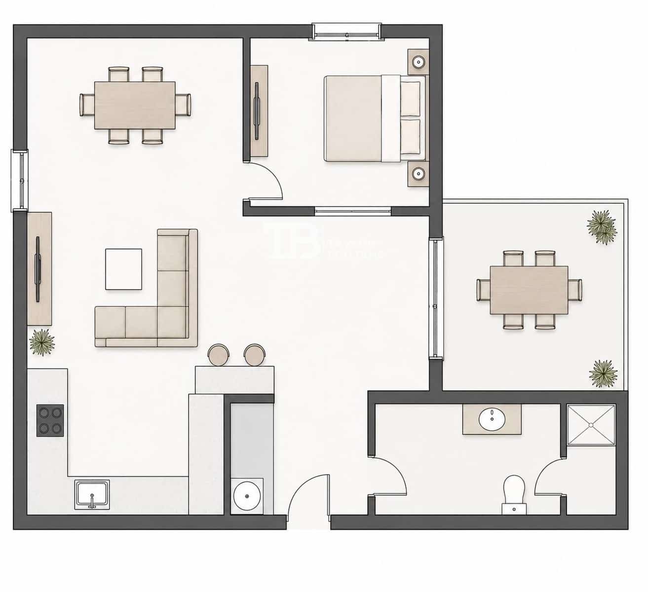 Mieszkanie na sprzedaż w Palma de Mallorca - 305 000 € (Ref: 9944951)