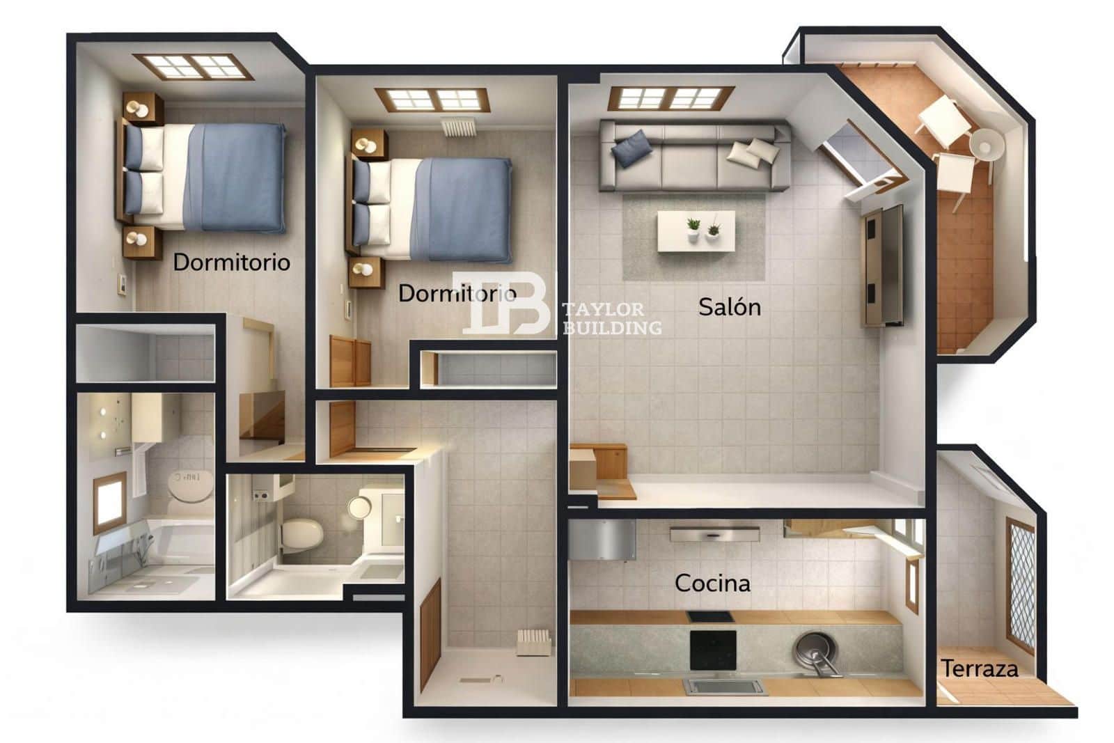 2 camera da letto Appartamento in vendita in Peguera / Paguera con piscina garage - 395.000 € (Rif: 9948622)