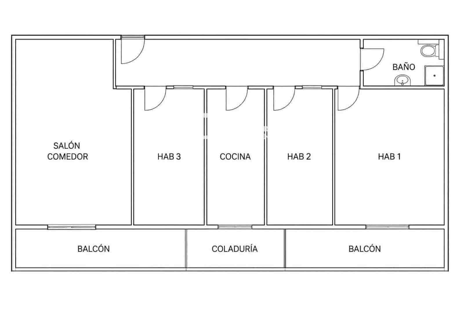 3 soverom Leilighet til salgs i Palma de Mallorca - € 349 999 (Ref: 9965507)