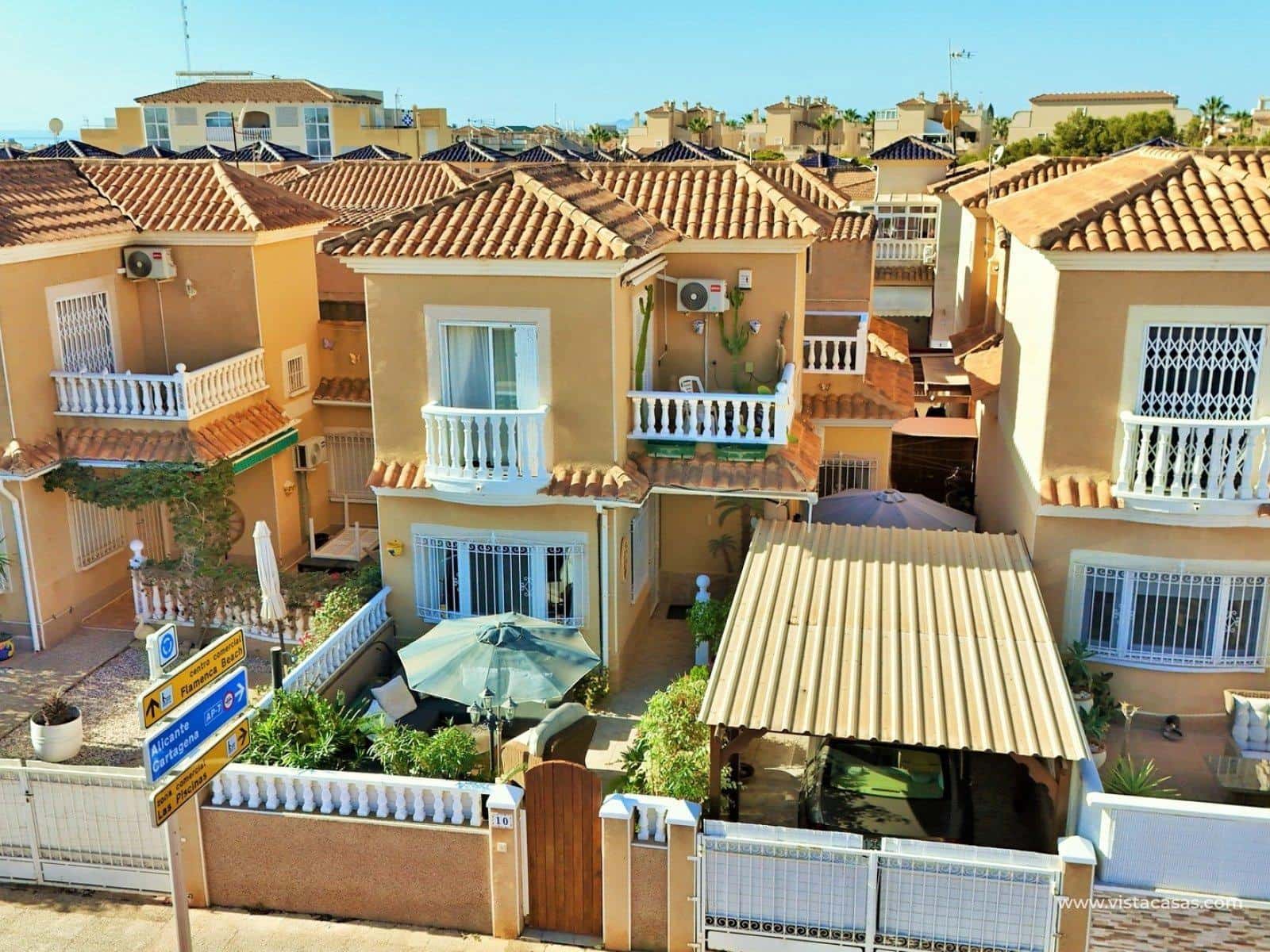 3 Zimmer Villa zu verkaufen in Playa Flamenca mit Pool - 259.950 € (Ref: 10072622)