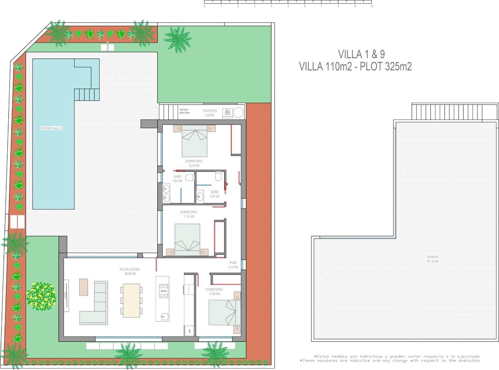 3 bedroom Villa for sale in San Javier with pool - € 549,900 (Ref: 7490204)