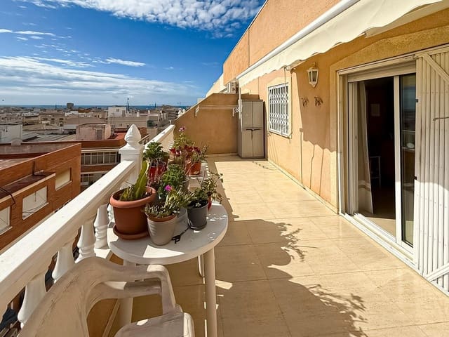 2 Zimmer Penthouse zu verkaufen in Playa de los Locos, Torrevieja mit Pool Garage - 160.000 € (Ref: 8994004)