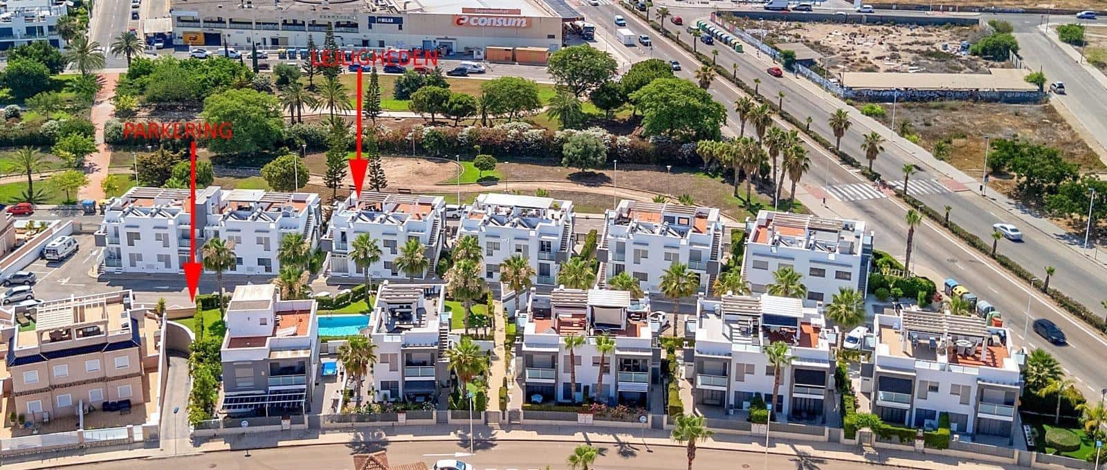 2 Zimmer Penthouse zu verkaufen in Punta Prima mit Pool - 279.000 € (Ref: 9470608)