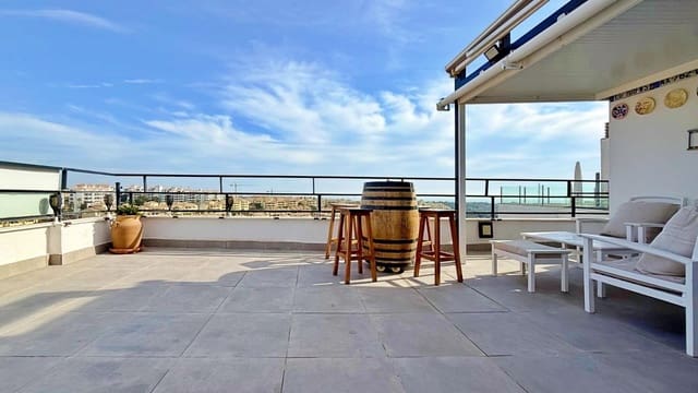 2 slaapkamer Penthouse te koop in Lomas de Campoamor - Las Ramblas, Orihuela met zwembad - € 299.000 (Ref: 9548428)