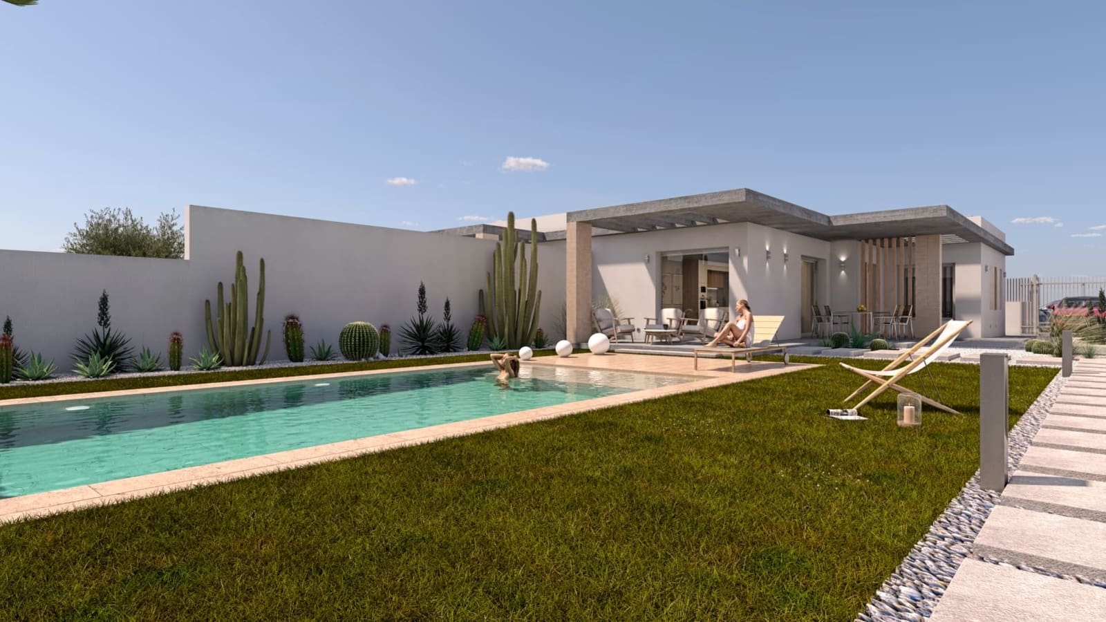 3 bedroom Villa for sale in Santiago de la Ribera with pool - € 476,900 (Ref: 8747036)