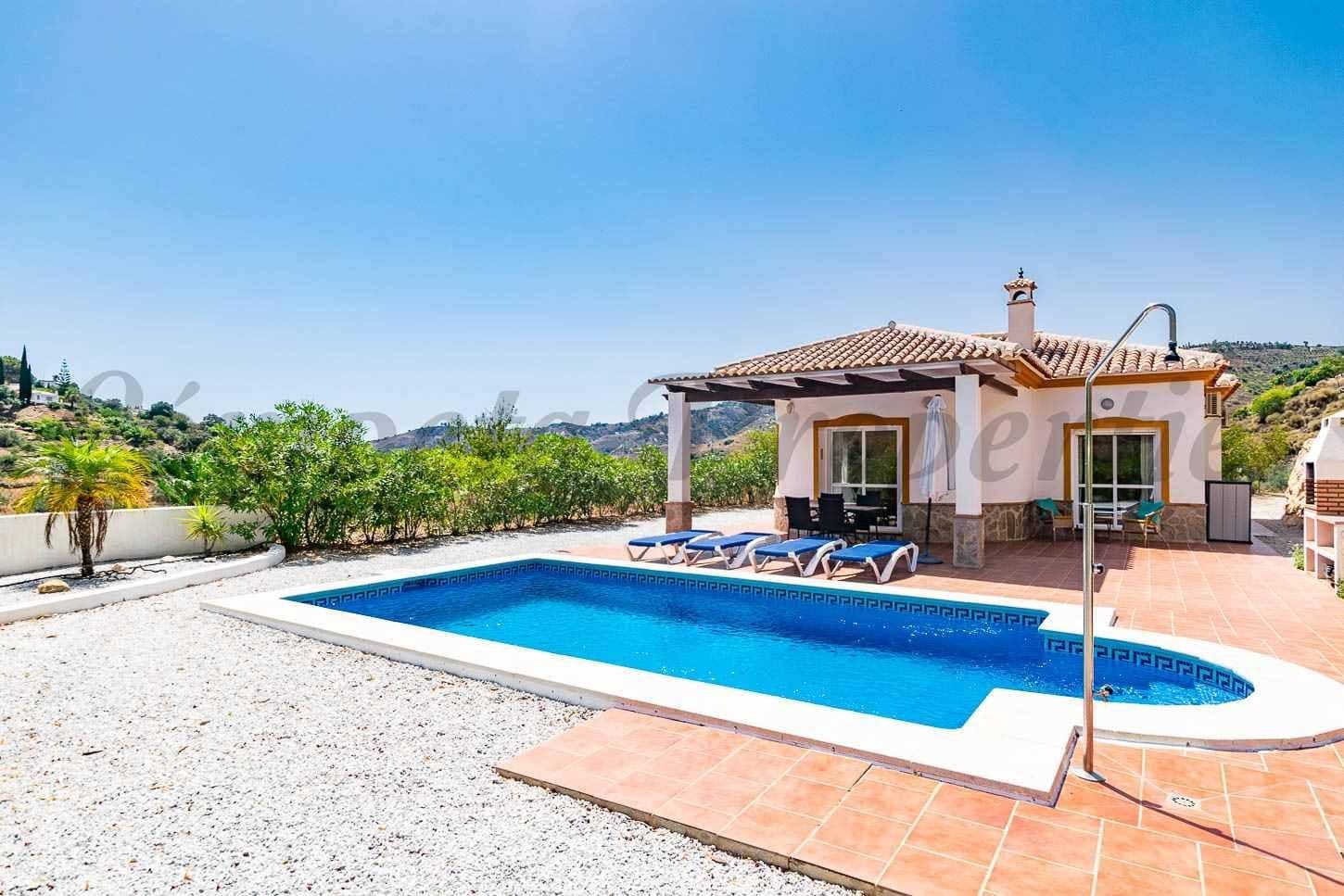 2 quarto Quinta/Casa Rural para arrendamento para férias em Competa com piscina - 1 200 € (Ref: 10075927)