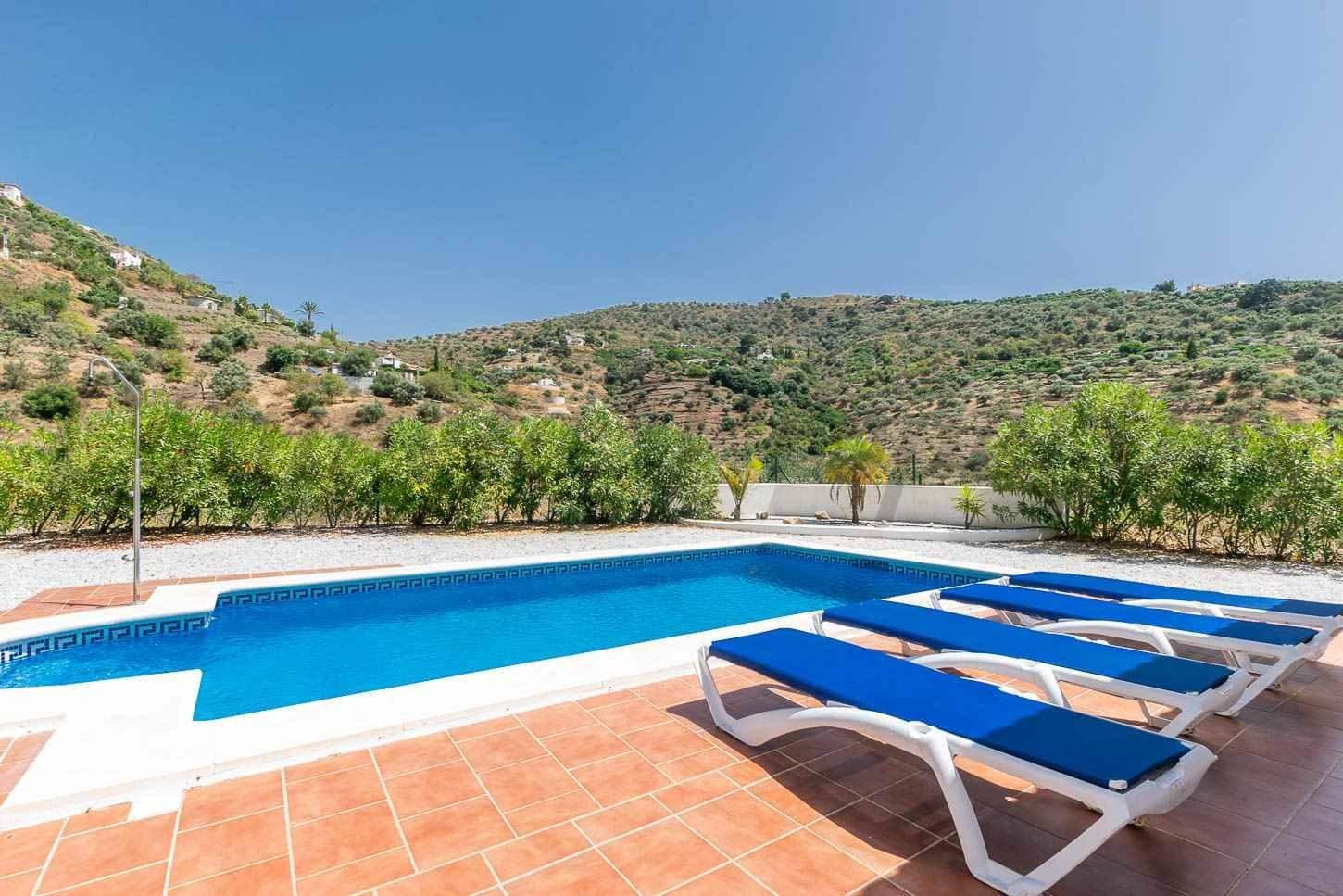 2 quarto Quinta/Casa Rural para arrendamento para férias em Competa com piscina - 1 200 € (Ref: 10075927)