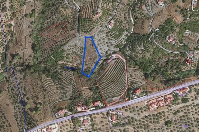 Ubebygd land til salgs i Frigiliana - € 25 000 (Ref: 10076158)