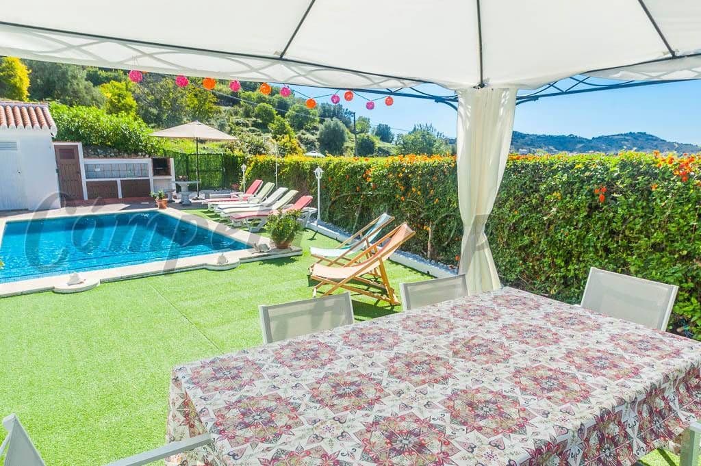 3 quarto Quinta/Casa Rural para arrendamento para férias em Competa com piscina Garagem - 1 200 € (Ref: 10076169)